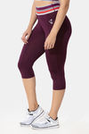 Zelocity Quick Dry 3/4Th Gym Leggings - Winter Bloom — thumbnail 2